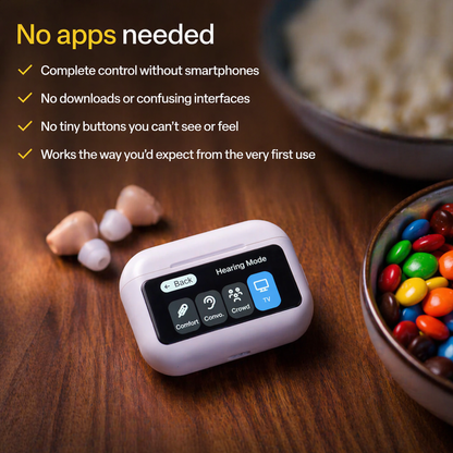 🔥 Final 2 Hours : Only Limited Stock Left🏆GluCent® Atom X Smart Hearing Aids - Hear Clearly, Feel Confident Again 💖(Mayo Clinic Recommended）